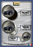 Badge /magnet / porte clé décapsuleur VW Golf 2 Cabriolet noire