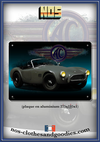 Plaque métal décorative AC COBRA 289 1965