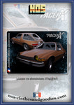 Plaque métal décorative AMC PACER X brown