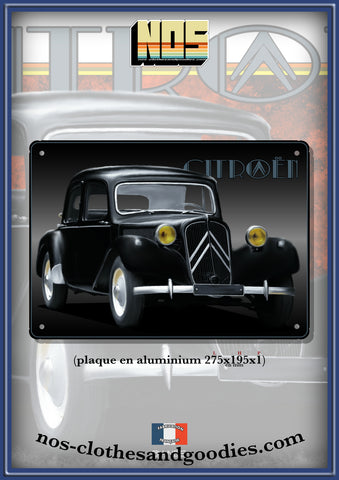 Plaque métal décorative Citroën Traction avant