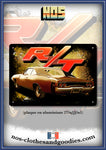 Plaque métal décorative dodge charger 68 R/T