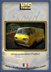 Plaque métal décorative Ford Econoline 1964