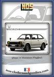 Plaque métal décorative HONDA civic MK2