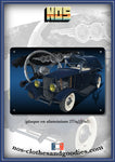 Plaque métal décorative Hot Rod Ford 32 noire