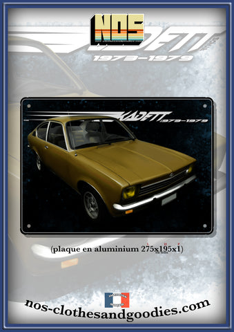 Plaque métal décorative Opel Kadett C 1200 coupé 73/79