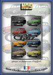 Plaque métal décorative Panhard PL17 multicolor
