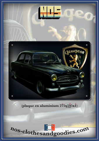 Plaque métal décorative Peugeot 403 de 1959