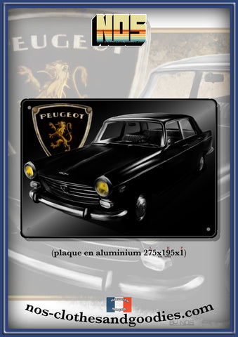 Plaque métal décorative Peugeot 404