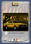 Plaque métal décorative Plymouth Barracuda 440