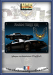 Plaque métal décorative Pontiac Firebird Trans Am noire