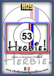 Plaque métal décorative VW 53 herbie