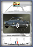 Plaque métal décorative VW Karmann lowlight 1957