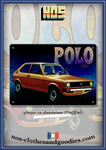 Plaque métal décorative VW polo mK1