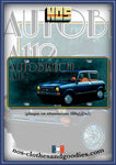 Plaque métal type immatriculation US Autobianchi A112