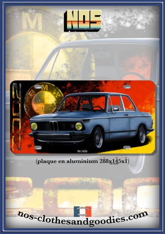 US license plate BMW 2002