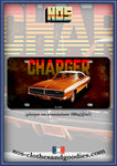 plaque métal type immatriculation us dodge charger 1969