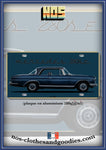 plaque métal type immatriculation us Mercedes 280 SE