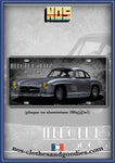 plaque métal type immatriculation us mercedes 300SL