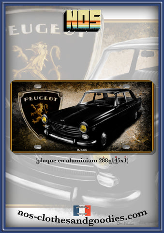 Peugeot 404 license plate