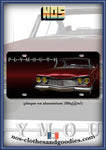 plaque métal type immatriculation us Plymouth fury sport 1960 "face"