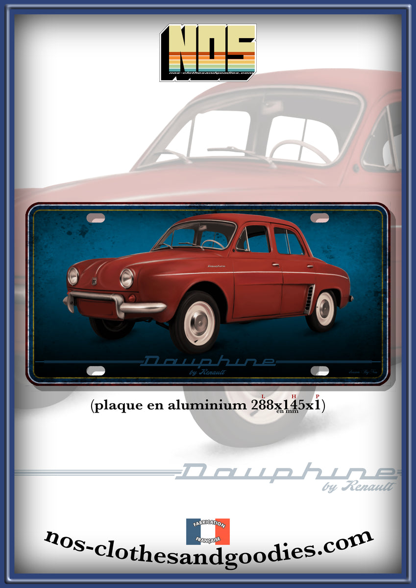 Plaque Métal Enseigne Murale Guy Harvey - Dauphin - Planche De Surf 20,5x7 Pouces - Multicolore