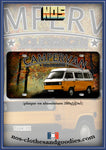 US VW campervan T3 registration plate