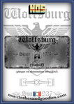 us license plate VW eagle germany aged