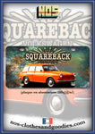 Plaque métal type immatriculation VW Squareback sunshine