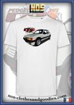 unisex t-shirt Peugeot 205 GTI white