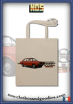 Audi 80 B1 red tote bag