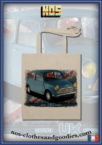 austin mini blue tote bag UK