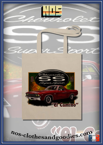 tote bag chevrolet el camino SS 1969