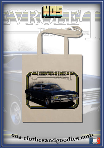 tote bag Chevrolet impala noir 1967