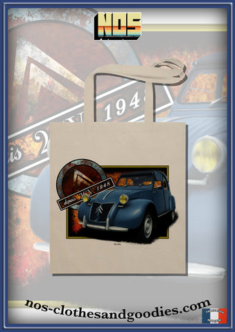 Citroën 2cv tote bag