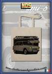 tote bag Citroën Ami 8 beige av/ar 1974