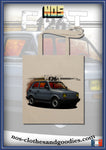 Tote bag Fiat 126 FSM gris