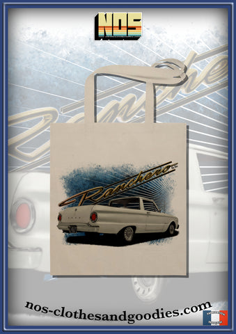 tote bag Ford ranchero white rear 1963