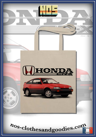 Tote bag HONDA CRX MK1 rouge