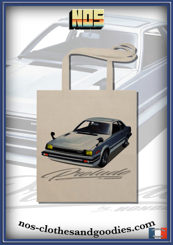 Tote bag HONDA prélude mk1 grise