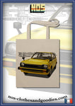Tote bag HONDA civic mk2 1300 jaune