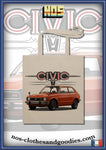 Tote bag HONDA civic mk1 rouge RS