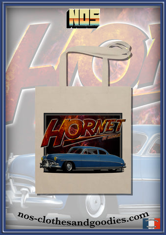 Hudson Hornet blue tote bag 1952