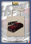 red Hudson Hornet tote bag