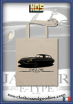 tote bag jaguar Type E 1961 B/W