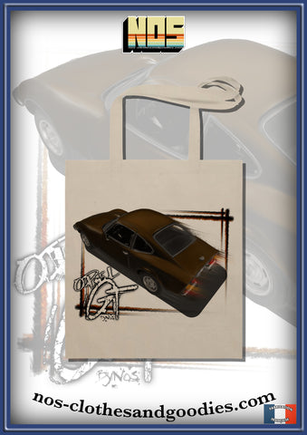 tote bag Opel GT 1900 brown 1973