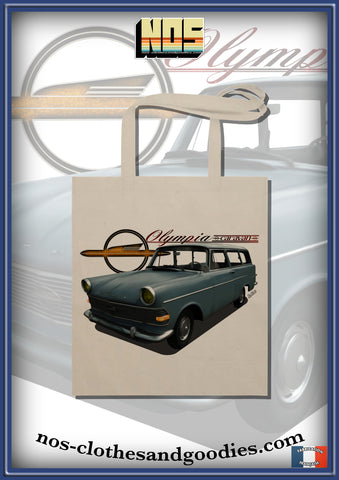 tote bag Opel olympia P2 caravan 1962