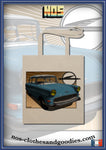 tote bag Opel olympia rekord P1 blue 1957