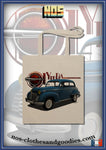 tote bag Opel olympia blue 1952