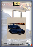 Tote bag Peugeot 203A coupé bleu 1952