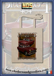 tote bag Peugeot 404 rouge 1969 av/ar